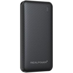 RealPower PB-10000 Plus Powerbank schwarz (557605)