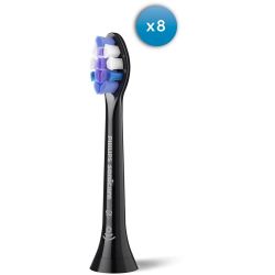 Philips Sonicare S2 Sensitive Ersatzbürste schwarz 8er-Pack (HX6058/88)