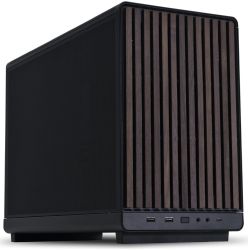 Lian Li DAN Cases A3-mATX Gehäuse Black Wood Edition (A3-mATX-WD Black)