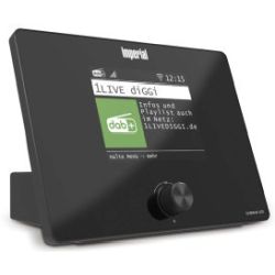Imperial Kompaktes Hybrid-Radio (Internet, DAB+, FM-HiFi-Tuner)  (DABMANI420BK)
