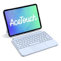 Inateck inateck Keyboard Ace Touch iPad 11/10,9 QWERTZ RGB  (KB04122-RGB_BLUE)