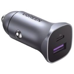 Ugreen 2-port USB Car Charger 30W grau (40858)