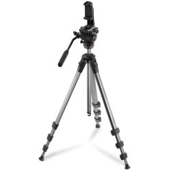 Hama Pro Move 160 2D+ Stativ schwarz/silber (4668)