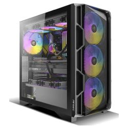 Antec AX1000 ARGB Gehäuse schwarz mit Sichtfenster (0-761345-10240-7)