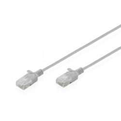 Digitus DIGITUS Patchkabel CAT 6 U-UTP Slim 0,5m Grau (DK-1618-005S)