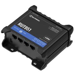Teltonika RUT951 PoE+ Industrial 4G Router schwarz (RUT951B10K00)
