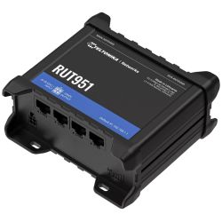Teltonika RUT951 Industrial 4G Router schwarz eSIM Global (RUT951230500)