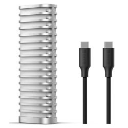 Terramaster D1 SSD M.2 SSD-Gehäuse USB-C 3.1 silber (D1 SSD)