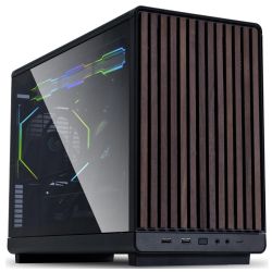 Lian Li DAN Cases A3-mATX Black Wood Edition Gehäuse (A3-mATX-WDG BLACK)