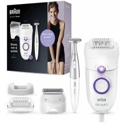 Braun Silk-epil 5 5-825 Epilierer weiß/violett (4210201388685)