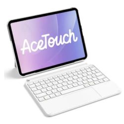 Inateck inateck Keyboard Ace Touch iPad 11/10,9 QWERTZ RGB (KB04122-RGB_WHITE)