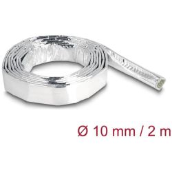 Delock DELOCK Kabelschlauch aus Glasfasergeflecht und Alu 2m x 10mm (19001)