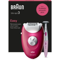Braun Silk-epil 3 3-202 Epilierer rosa/weiß (3-202)