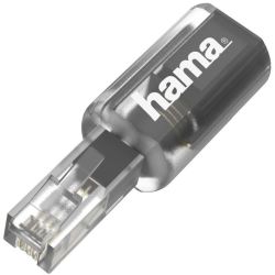 Hama Anti-Twist-Adapter transparent/schwarz (201125)