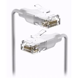 Ubiquiti Etherlighting, Cat6, 0.3m, weiß (UACC-Cable-Patch-EL-0.3M-W)