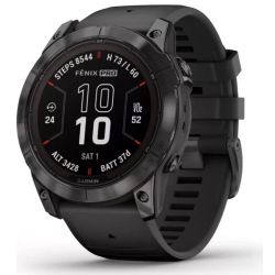 Garmin Fenix 7X Pro Sapphire Solar Sportuhr black/carbon grey (010-02778-11)