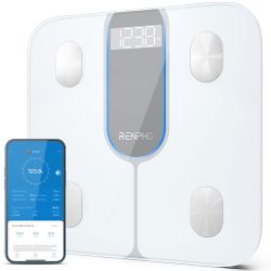Renpho Elis 1C Smart Digitale Körperanalysewaage weiß (PEU-R-A033-W)