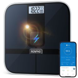 Renpho Elis Solar 2 Smart Digitale Körperanalysewaage schwarz (PEU-R-A020-BK)