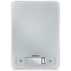 Soehnle Page Aqua Proof Digitale Küchenwaage silber (66225)