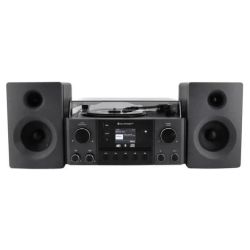 Soundmaster MCD1950SW CD-Player mit Plattenspieler schwarz (MCD1950SW)