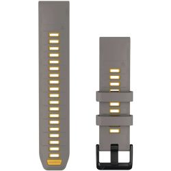 Garmin ComfortFit Quickfit Ersatzarmband 22mm grau/orange (010-14507-02)