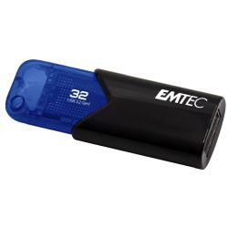 Emtec B110 Click Easy 3.2 32GB USB-Stick blau/schwarz (ECMMD32GB113)