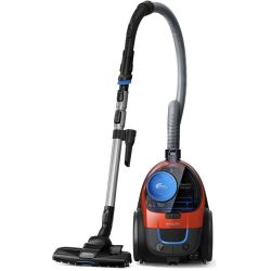 Philips PowerPro Compact Bodenstaubsauger schwarz/rot/blau (FC9330/09)