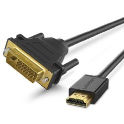 Ugreen Kabel HDMI-A Stecker zu DVI-D Stecker 1m schwarz (30116)