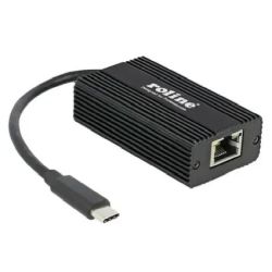 Roline 2.5G LAN-Adapter schwarz USB-C 3.0 (12.02.1103)