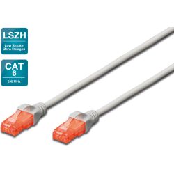 Patchkabel Cat6 U-UTP 1m grau (DK-1617-010)