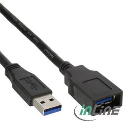 InLine USB-Kabel 3.0 Verlängerung Stecker A auf Buchse 1,5m sc (35615)