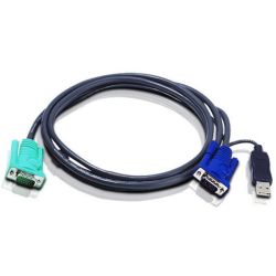 ATEN 2L-5201U KVM-Kabel VGA USB 1.2m (2L-5201U)