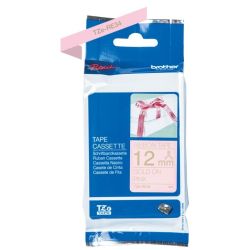 TZe-RE34 Beschriftungsband 12mm gold auf pink (TZERE34)