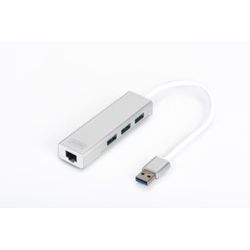 USB 3.0 3-Port HubundLAN-Adapt (DA-70250-1)