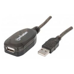 MANHATTAN Hi-Speed USB 2.0 Repeater Kabel  In Reihe schaltbar (150958)