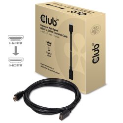 Club3D HDMI-Kabel 2.0 UHD-Verlängerungskabel 3 Meter St/Bu  (CAC-1321)
