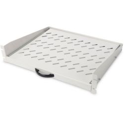 2HE ausziehbarer Fachboden grau (DN-19-TRAY-2-450)