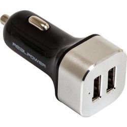 RealPower 2-port USB Car Charger (176635)