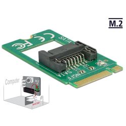 Adapter M.2 Key B > SATA 7 pin horizonta (62876)