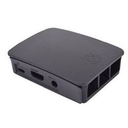 Raspberry Gehäuse Original Pi Type B3 Schwarz/gra (RPI3-CASE-BLK-GRY)