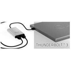 Club3D Adapter Thunderbolt 3 > 2x DP 1.2 4K@60Hz aktiv St/B (CSV-1577)