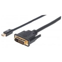 MANHATTAN DisplayPort/DVI Kabel 1,8m Mini-DisplayPort 1.2a-St (152150)