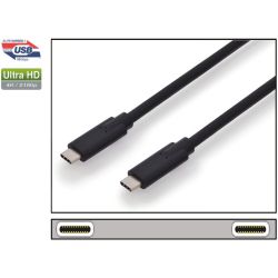 USB C KAB. C/ST<>C/ST 3.1  1m (AK-300139-010-S)