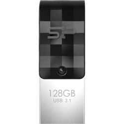 Mobile C31 Typ-C 64GB USB-Stick schwarz/silber (SP064GBUC3C31V1K)