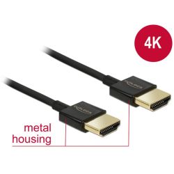 DELOCK Kabel High Speed HDMI mit Ethernet - HDMI-A Stecker > H (85117)