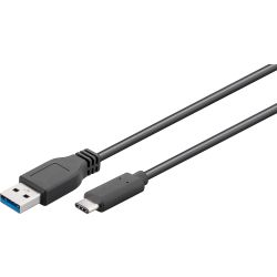 USB-A 3.0 Stecker > USB-C Stecker reversible (73141)