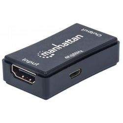 MANHATTAN HDMI Repeater Signalverstaerker verlaengert 4K-Vide (207621)