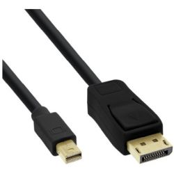 Inline Kabel Mini DisplayPort zu DisplayPort 1m schwarz (17131S)