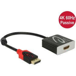 DELOCK Adapter Displayport -> HDMI-Buchse schwarz 20cm Kabel (62719)