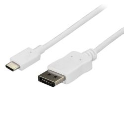 1M USB C TO DP CABLE - WHITE (CDP2DPMM1MW)